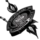 life's a gamble tattoo design idea