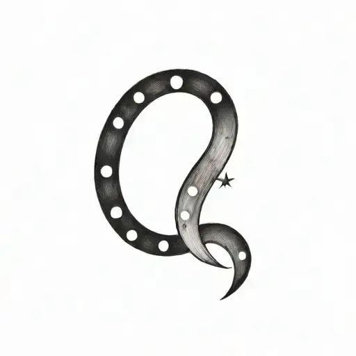 Coverup Stars and Dots tattoo design idea