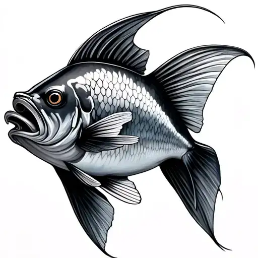 Christian Fish tattoo design idea