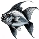 Christian Fish tattoo design idea