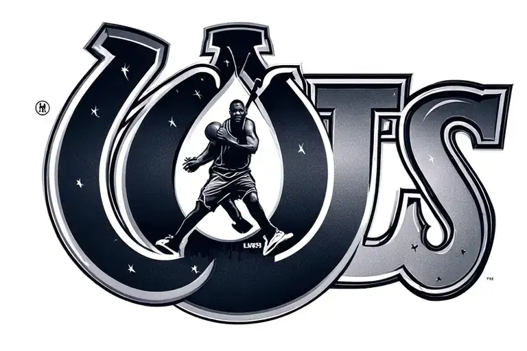 using the air Jordan logo, the Indianapolis colts logo, tiger woods logo, the Kobe Bryant tattoo design idea