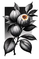 Fig Tree budding tattoo design idea