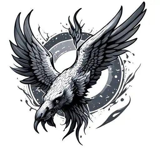 Air Sign tattoo design idea