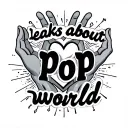 "leaks about pop world" heart hands tattoo design idea