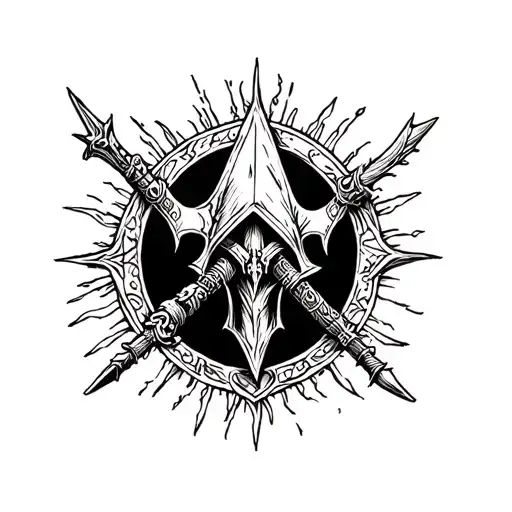 assassin creed Vikings tattoo design idea