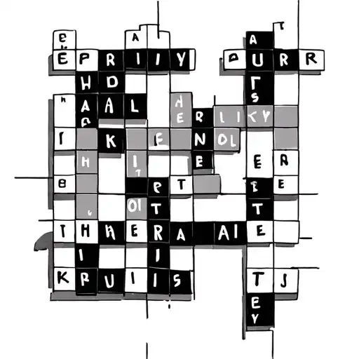 Crossword tattoo design idea