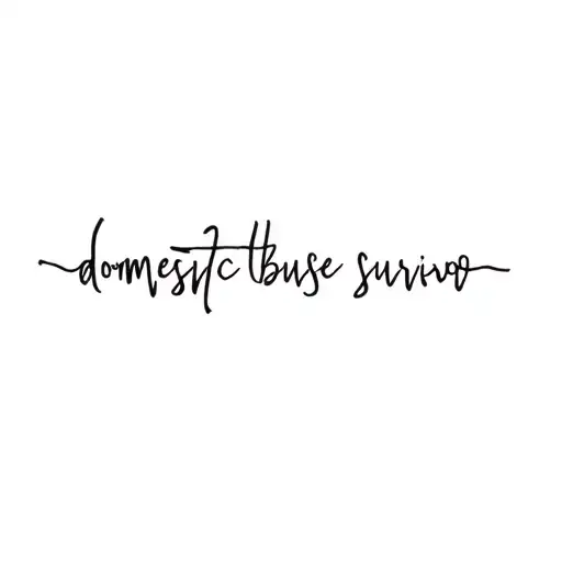 domestic abuse survivor tattoo design idea