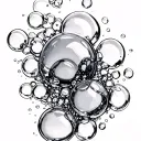 bubbles tattoo design idea