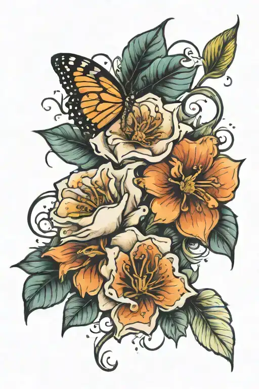 without rain there are no flowers flower tattoo tattoo design idea