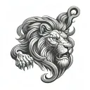 Czech Lion tattoo design idea