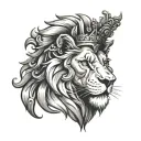 Czech Lion tattoo design idea