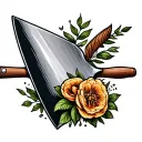 Trowel tattoo design idea