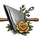 Trowel tattoo design idea