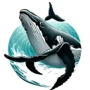 Humpback Whale tattoo design idea
