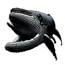 Humpback Whale tattoo design idea