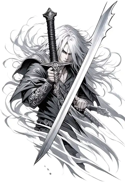 Yamato from Devil May Cry only sword  tattoo design idea