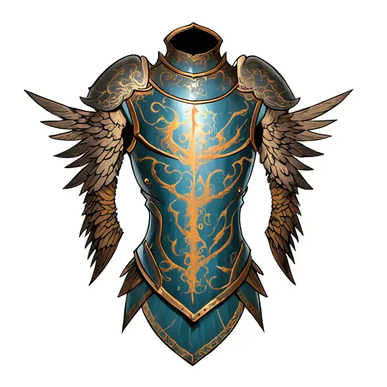 Breastplate Of Righteousness tattoo design idea