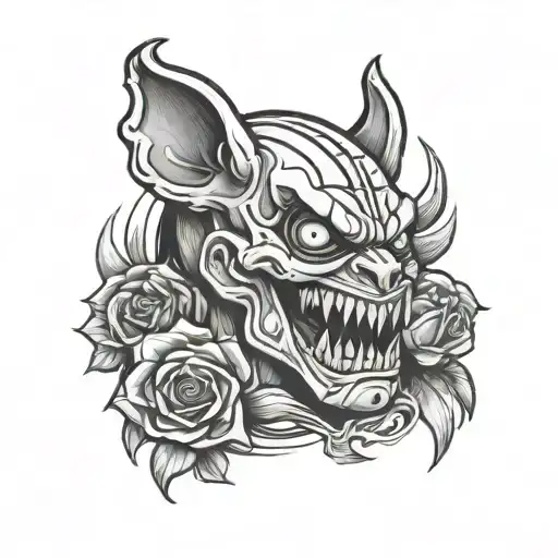 psycho killer tattoo design idea