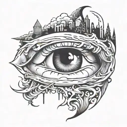 had to leave my home to survive, lost most most of friends, moved to another side of world tattoo design idea