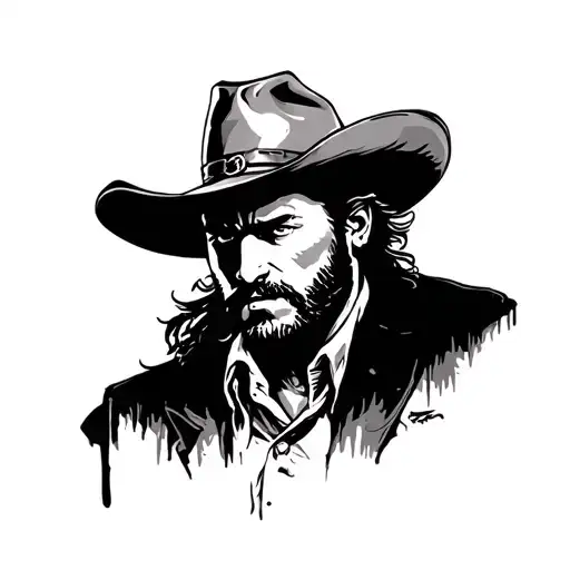 Red Dead Redemption tattoo design idea