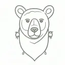 bear, bell, bug, bird, boo tattoo design idea