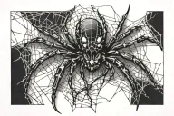 spider tattoo design idea