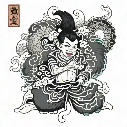 posited tattoo design idea