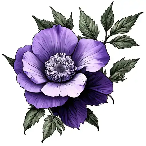 Violet And Primrose tattoo design tattoo design idea