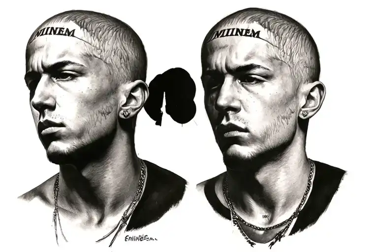 Eminem tattoo design idea