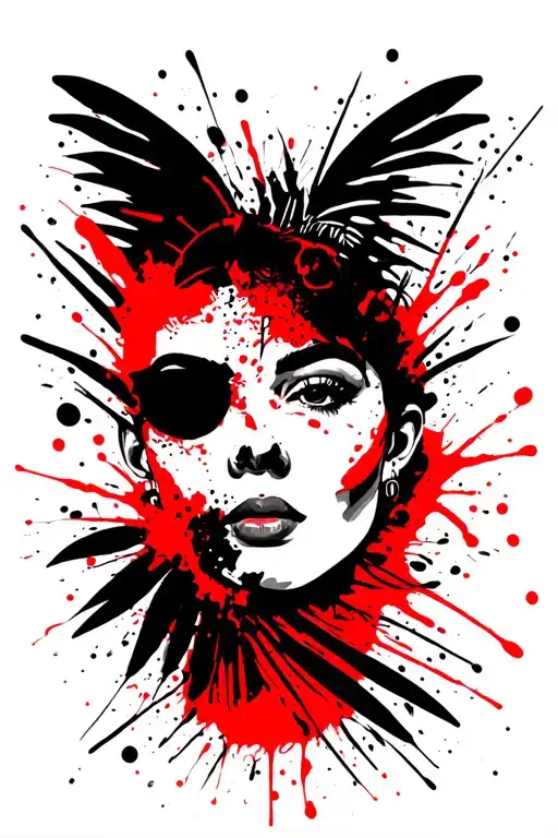 bahamas themed tattoo design idea