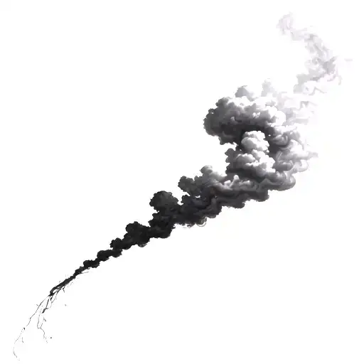 Filler Clouds and Smoke tattoo design idea