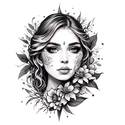 I love tattoos that use skin color (I’m white) to make lighting they leave open spots and design off that. Quarter sleev tattoo design idea