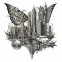 melbourne city   tattoo design idea