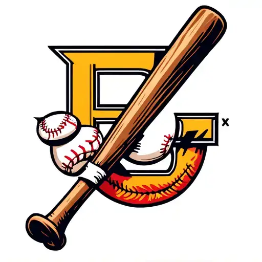 letter E baseball bat baseball running shoes football tattoo design idea