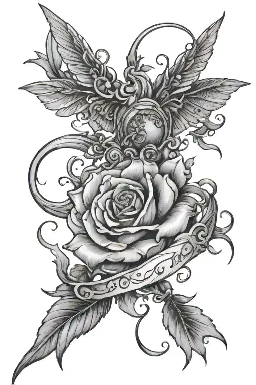 patience tattoo design idea