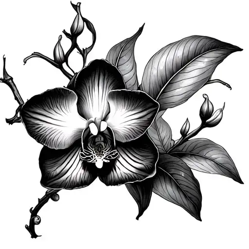 Aquarius, 2006, orchid, Aquarius constellation  tattoo design idea