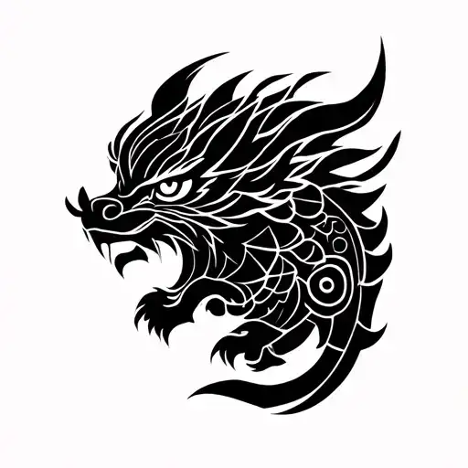 pixiu tattoo design idea