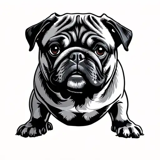 Liverpool fc pugs tattoo design idea