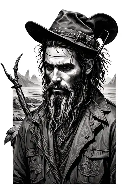 vagabond tattoo design idea