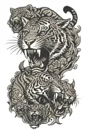 memphis tigers tattoo design idea