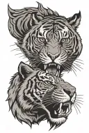 memphis tigers tattoo design idea