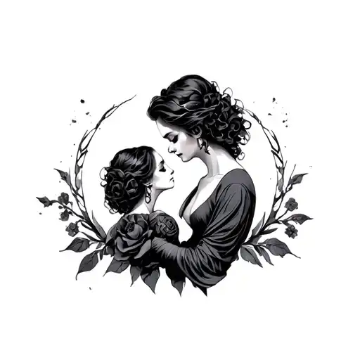 Dark Romance tattoo design idea