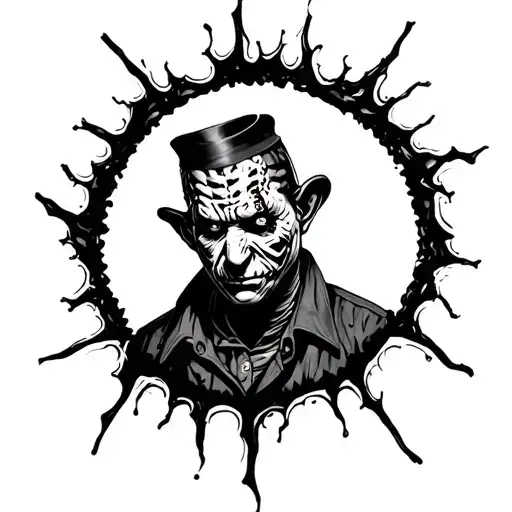 Freddy Krueger tattoo design idea