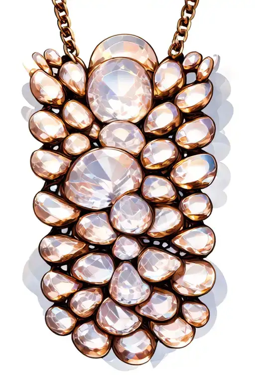 Necklace tattoo design idea