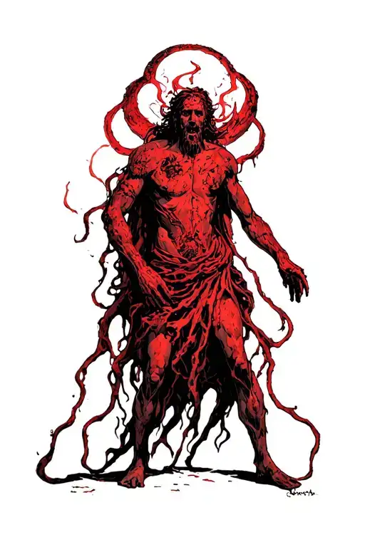 “The Nine Circles of Hell” from Dante Alighieri’s Divine Comedy tattoo design idea