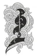 Scroll saying I tattoo design idea