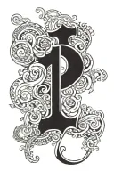 Scroll saying I tattoo design idea