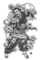 Coordinates tattoo design idea