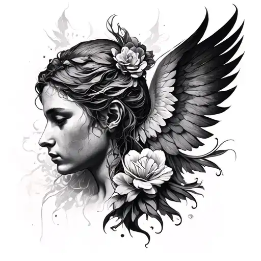 eros psyche hedone tattoo design idea