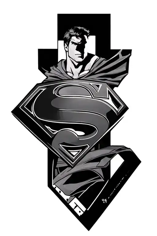 superman logo for forearm tattoo tattoo design idea